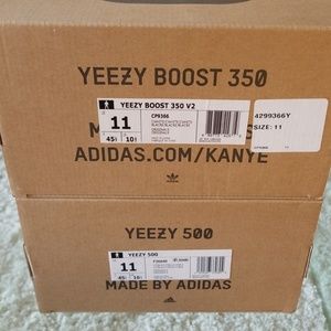 REAL YEEZY WHT350 + Utility BLK500 OBO!!!